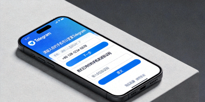第二步：Telegram登录界面与手机验证截图